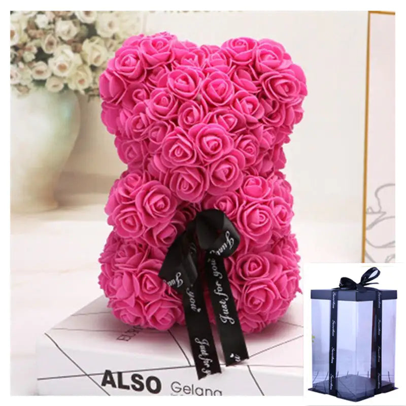 Airbreathessence Red Roses Teddy Bear