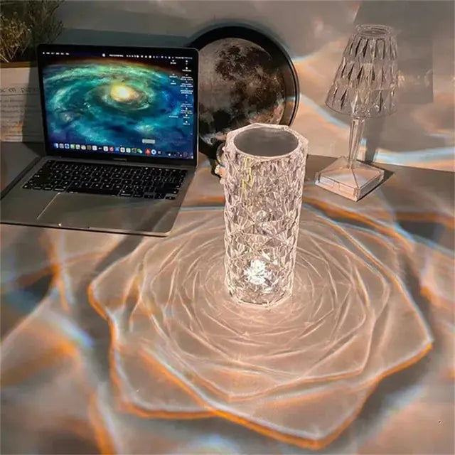 AirBreathEssence Crystal Table Lamp